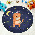 Avtoit | Multi-Colored Children's Room Rug Cartoon Starry Sky Animal Carpet Polypropylene Non-Slip Indoor Rug