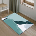 Avtoit | Funky Abstract Rug Multicolor Contemporary Indoor Rug Polyester Washable Pet-Friendly Non-Slip Back Carpet for Bedroom
