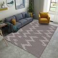 Avtoit | Brown carpet for the living room New geometric stripe pattern carpet Polyester washable carpet