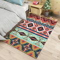 Avtoit | Color Southwest Native Americana Carpet Striped Geometric Area Rug Polyester Stain-Resistant Indoor Rug