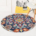 Avtoit | Blue Bedroom Rug Americana Southwestern Rug Polyester Non-Slip Back Rug