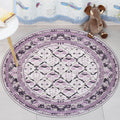 Avtoit | Purple Americana Rug Polyester Southwest Rug Non-Slip Back Washable Rug for the Bedroom