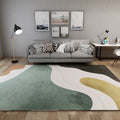 Avtoit | Novelty Living Room Carpet Multicolor Color Stripes Print Rug Polyester Washable Area Rug
