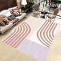 Avtoit | Simple Color Gradient Stripe Print Carpet Colorful New Arrivals Carpet Polyester Washable Carpet for Living Room