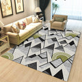 Avtoit | Nordic New Arrivals Rug in Ivory Geometry Triangle Print Rug Polyester Washable Rug for Living Room