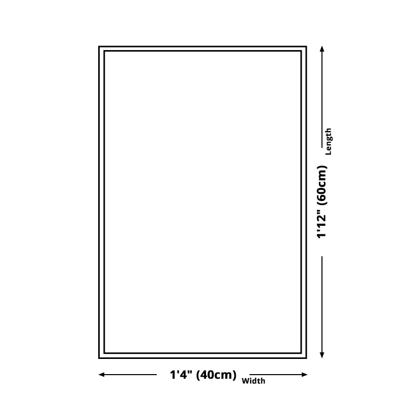 Avtoit | Simple Novelty Carpet in White Stripes Geometric Print Area Rug Polyester Washable Carpet for Bedroom