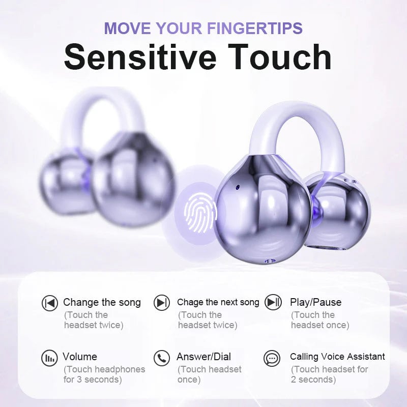 Avtoit | AI Translation Open Ear Clip Bluetooth Headphones