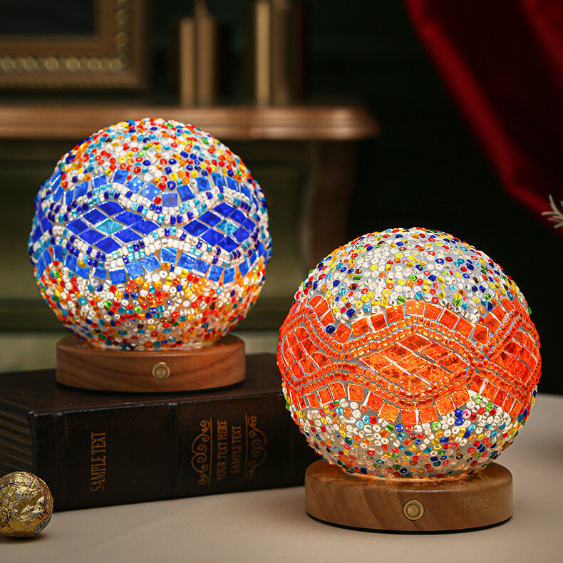 Avtoit | BohoGlow – Modern Bohemian Table Lamp with USB Charging