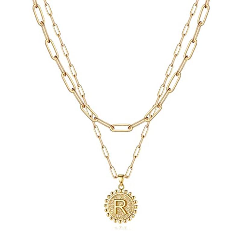 Avtoit | Golden Initial Necklaces for Women