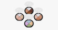 Avtoit | Camo Quad Concealer Palettes for perfect coverage - Compact and practical with 4 shades in one palette