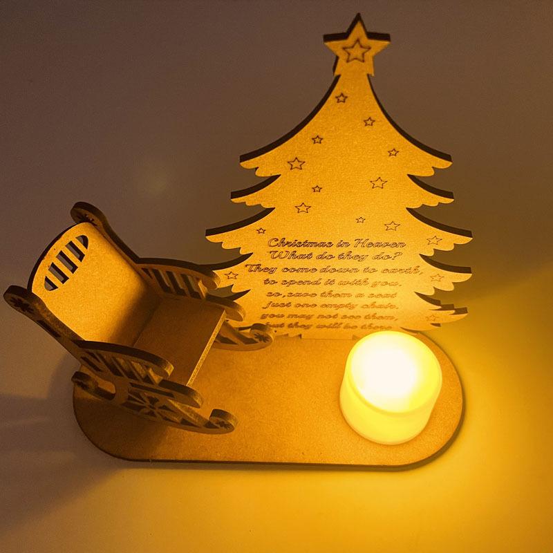 Avtoit | Christmas memorial candles ornament to remember loved ones