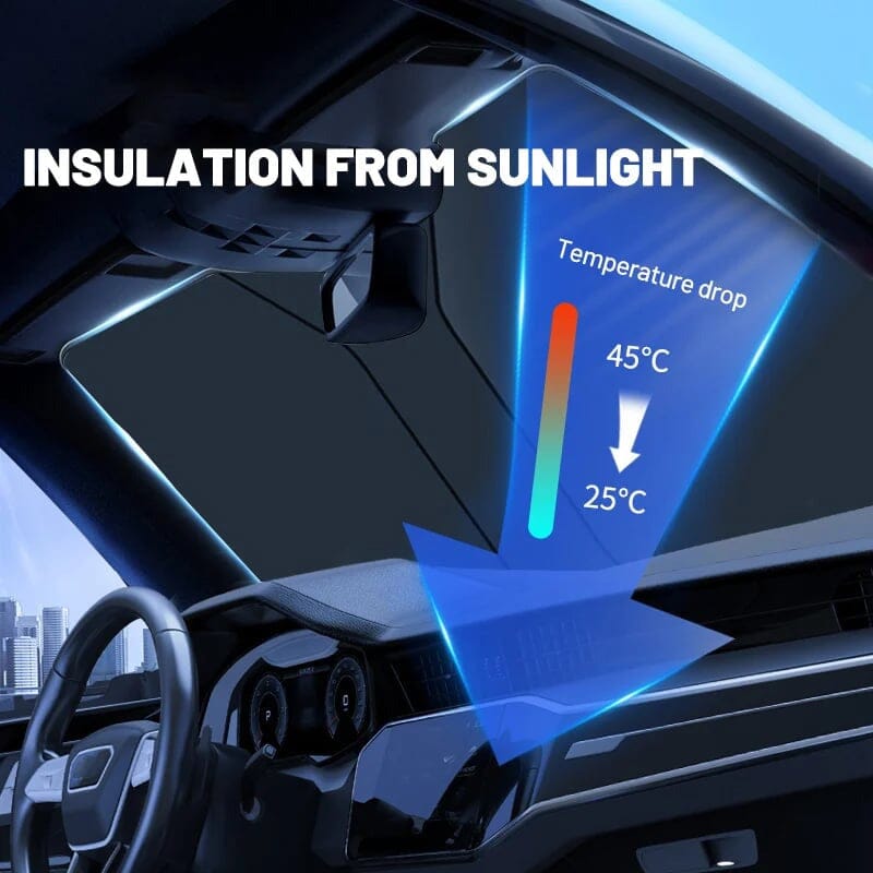 Avtoit | Windshield Sun Shade Folding Sun Visor
