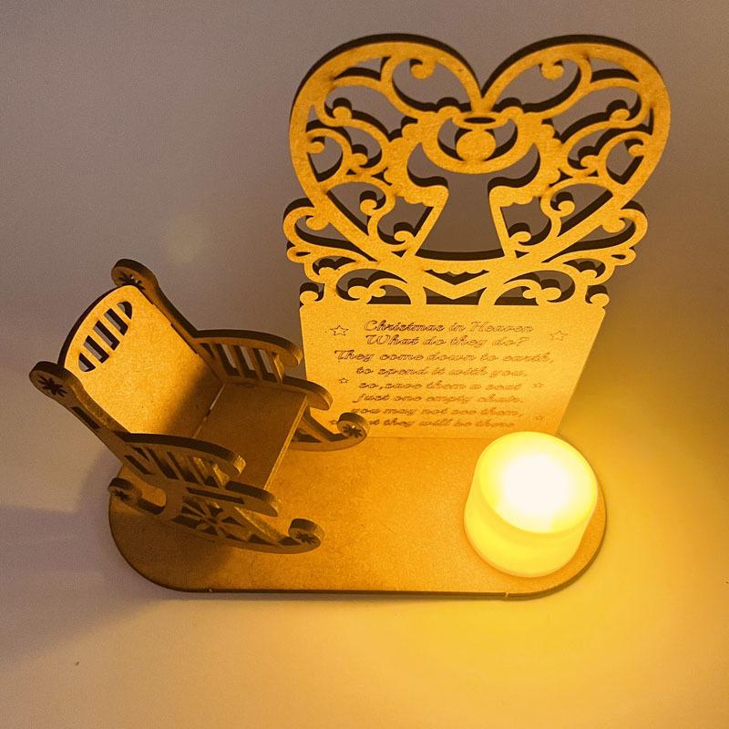 Avtoit | Christmas Memorial Candles Ornament In Memory of Loved Ones
