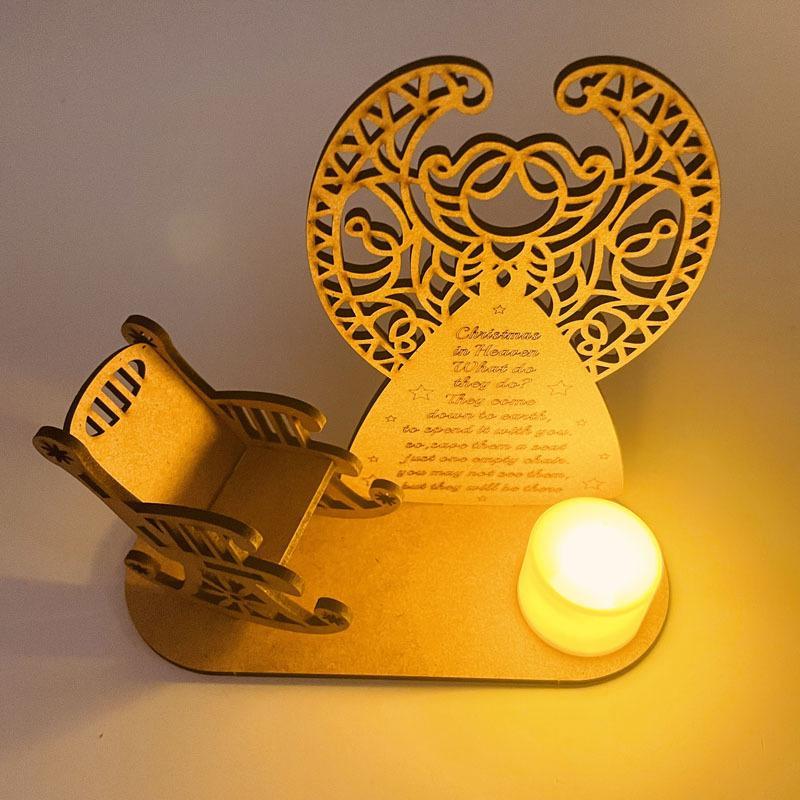Avtoit | Christmas Memorial Candles Ornament In Memory of Loved Ones