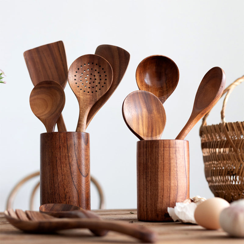 Avtoit | Teak Wood Cutlery Set