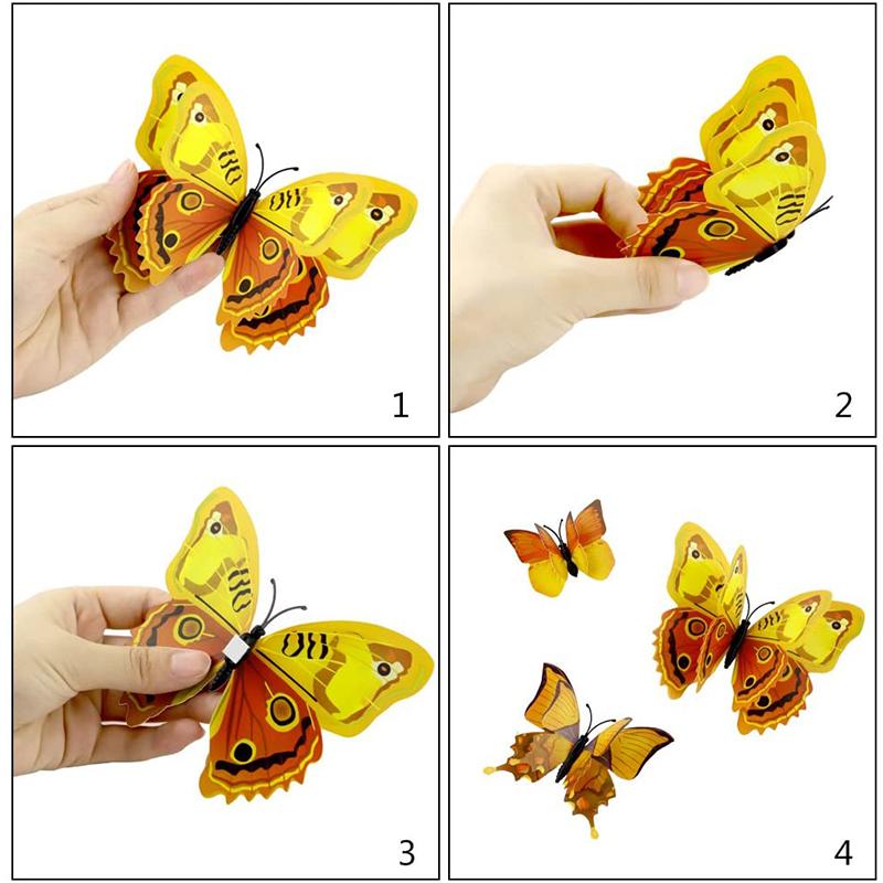 Avtoit | 3D Butterfly Wall Mosaic Sticker