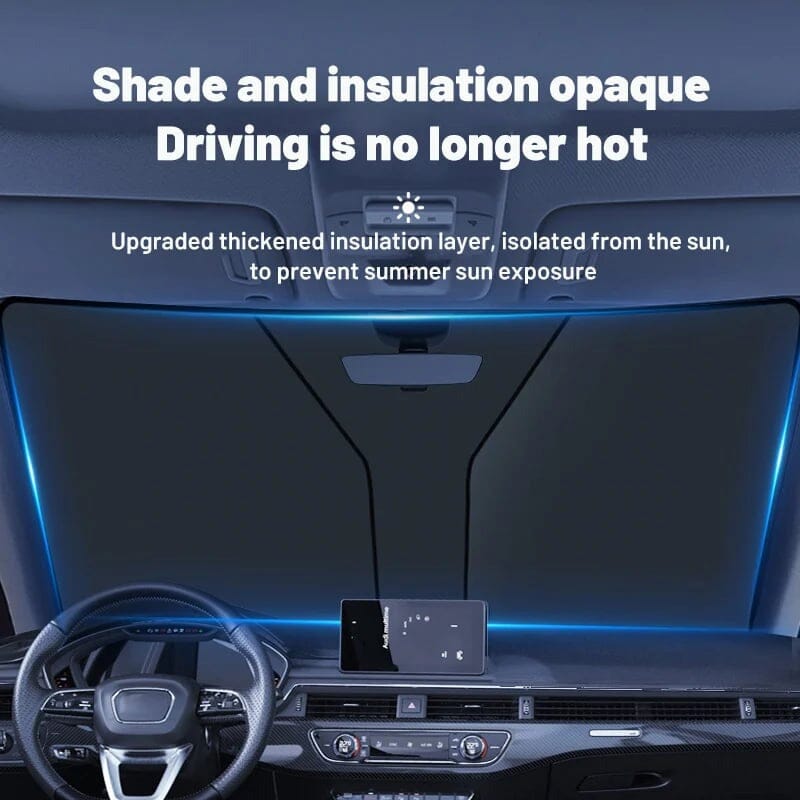Avtoit | Windshield Sun Shade Folding Sun Visor