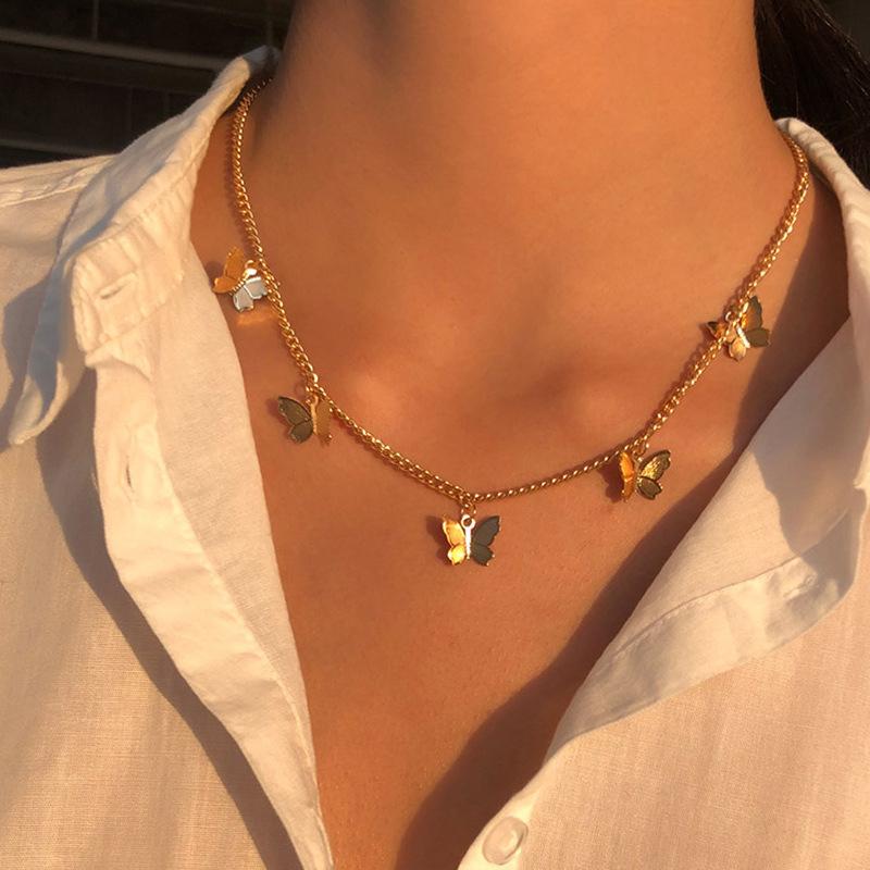 Avtoit | Butterfly and Star Pendant Necklace