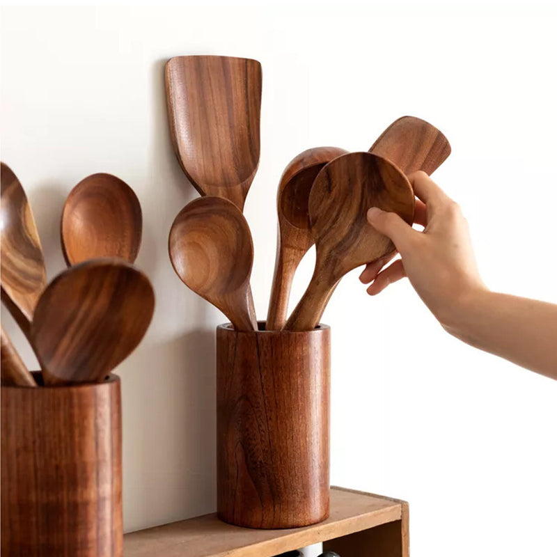 Avtoit | Teak Wood Cutlery Set