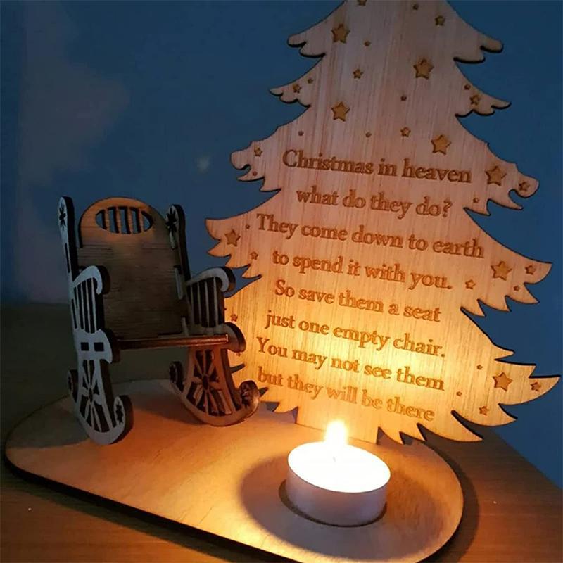 Avtoit | Christmas Memorial Candles Ornament In Memory of Loved Ones