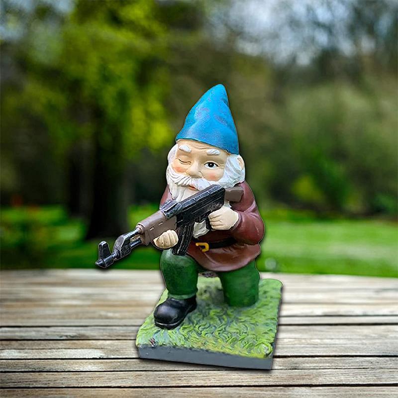 Avtoit | Military Garden Gnome with Camouflage Uniform