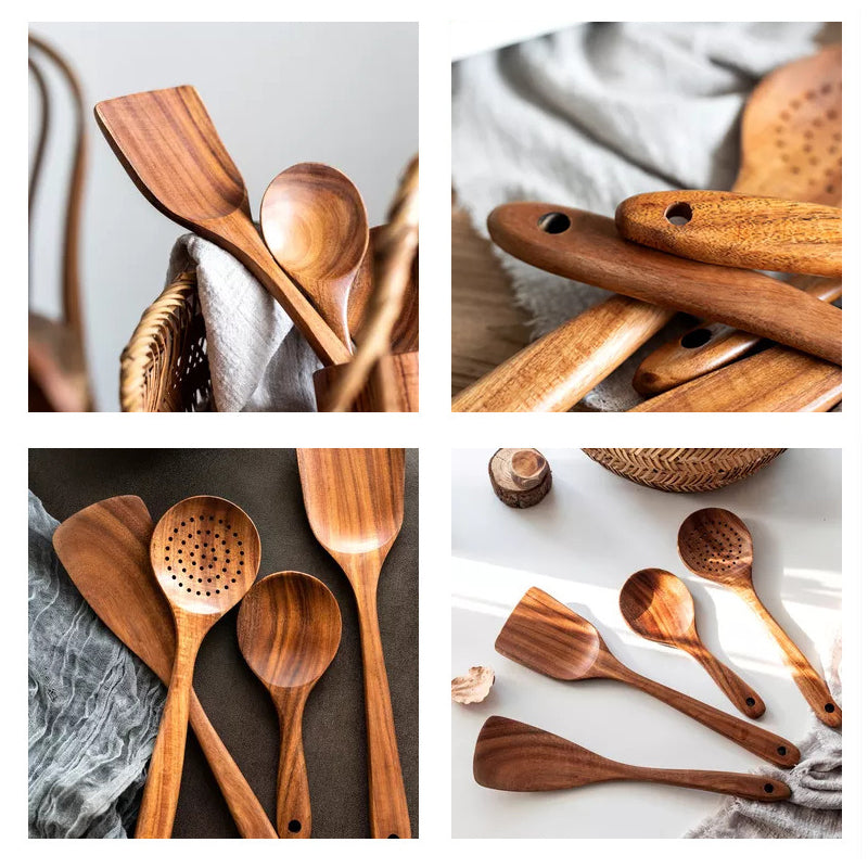 Avtoit | Teak Wood Cutlery Set