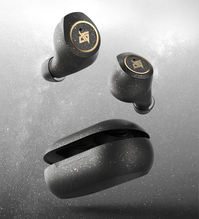 Avtoit | Bluetooth 5.0 Wireless Headset with Touch Control, Noise Reduction, Fast Connection, HiFi Sound Quality, & IPX5 Waterproof, for Home, Office & School (Starry Black)