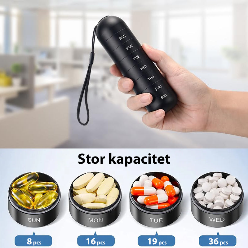 Avtoit | 7-Day Portable Pill Organizer for Travel