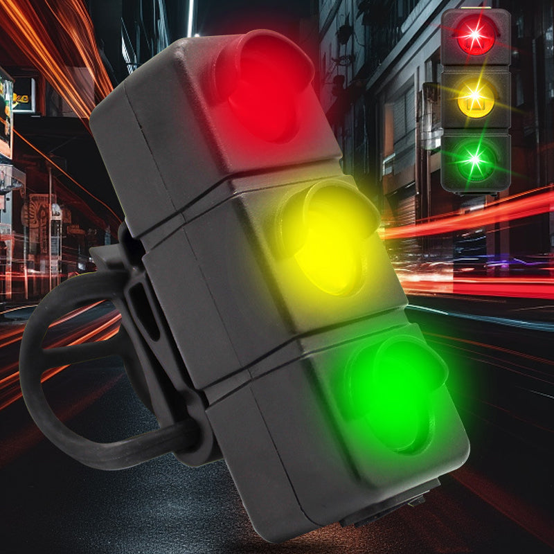 Avtoit | USB-rechargeable three-color bicycle light
