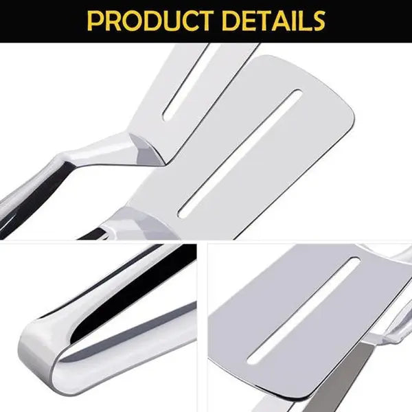 Avtoit | 2-in-1 stainless steel kitchen tongs