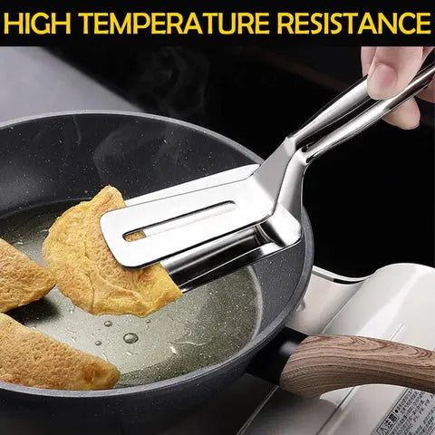 Avtoit | 2-in-1 stainless steel kitchen tongs