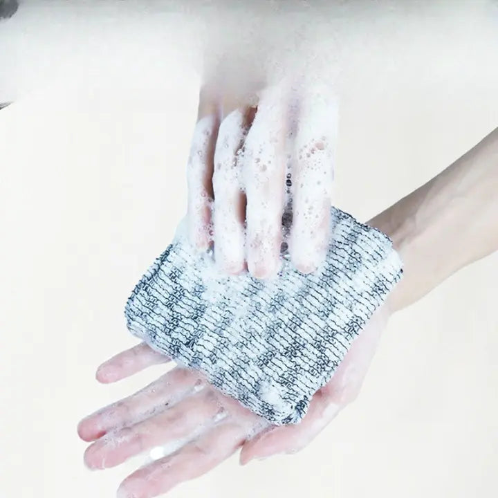 Avtoit | Antibacterial Carbon Fiber Bath Towel with Gentle Peeling Effect
