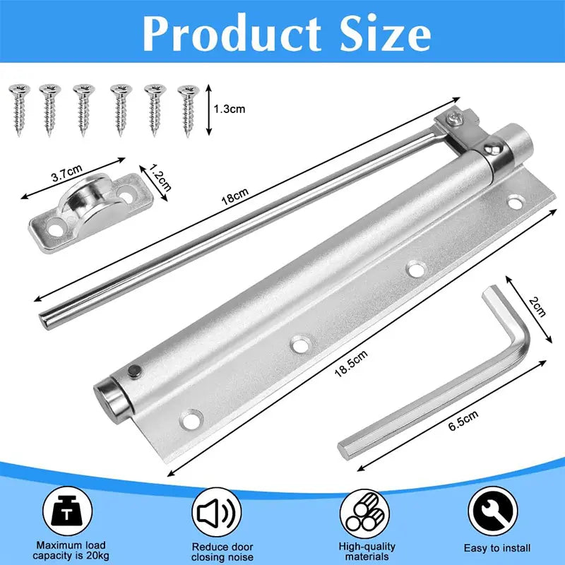 Avtoit | Automatic door hinge with self-reset – Safe & Quiet