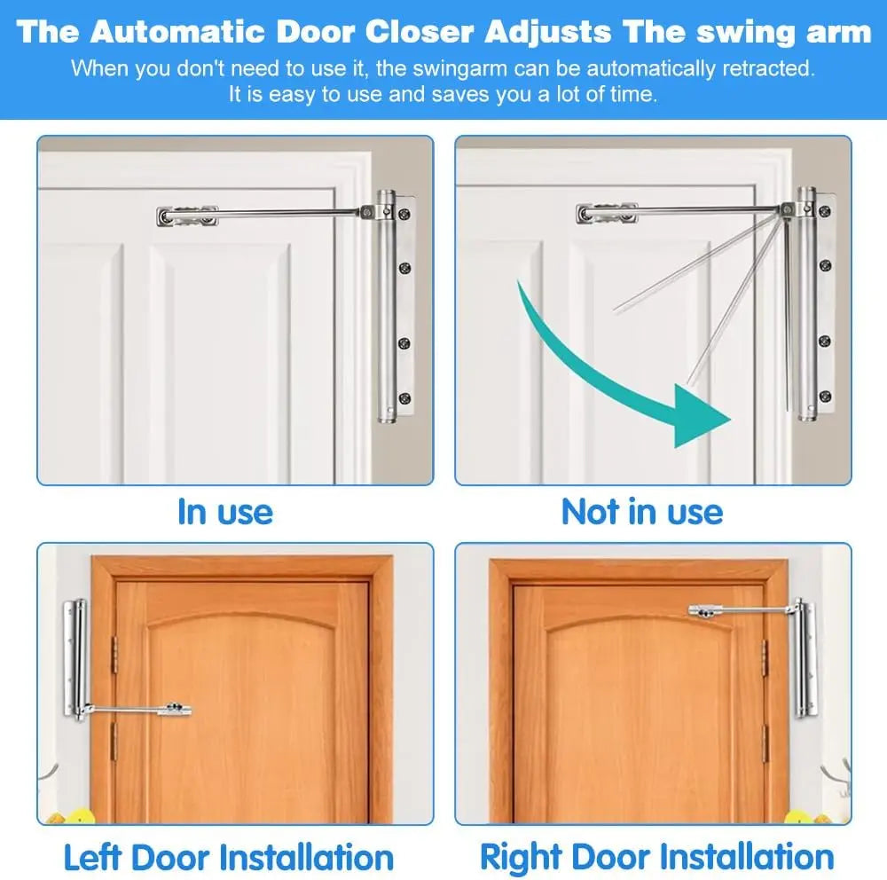 Avtoit | Automatic door hinge with self-reset – Safe & Quiet