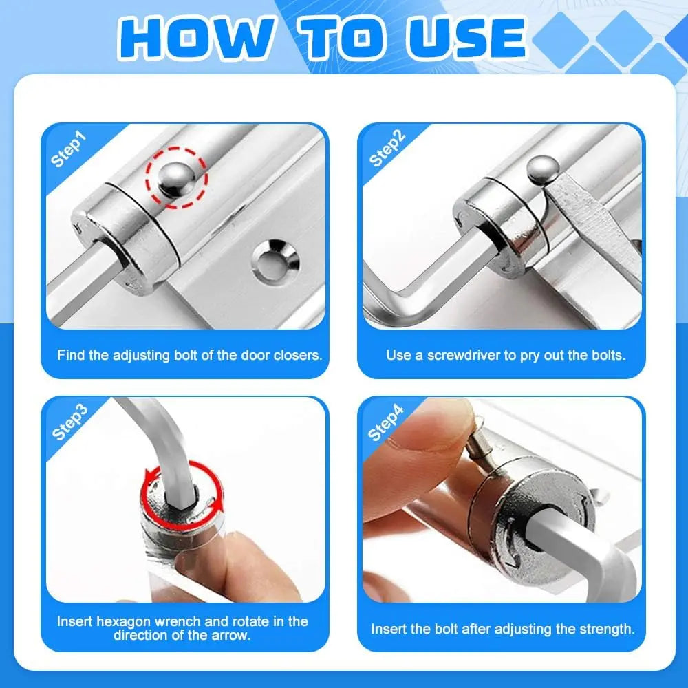 Avtoit | Automatic door hinge with self-reset – Safe & Quiet