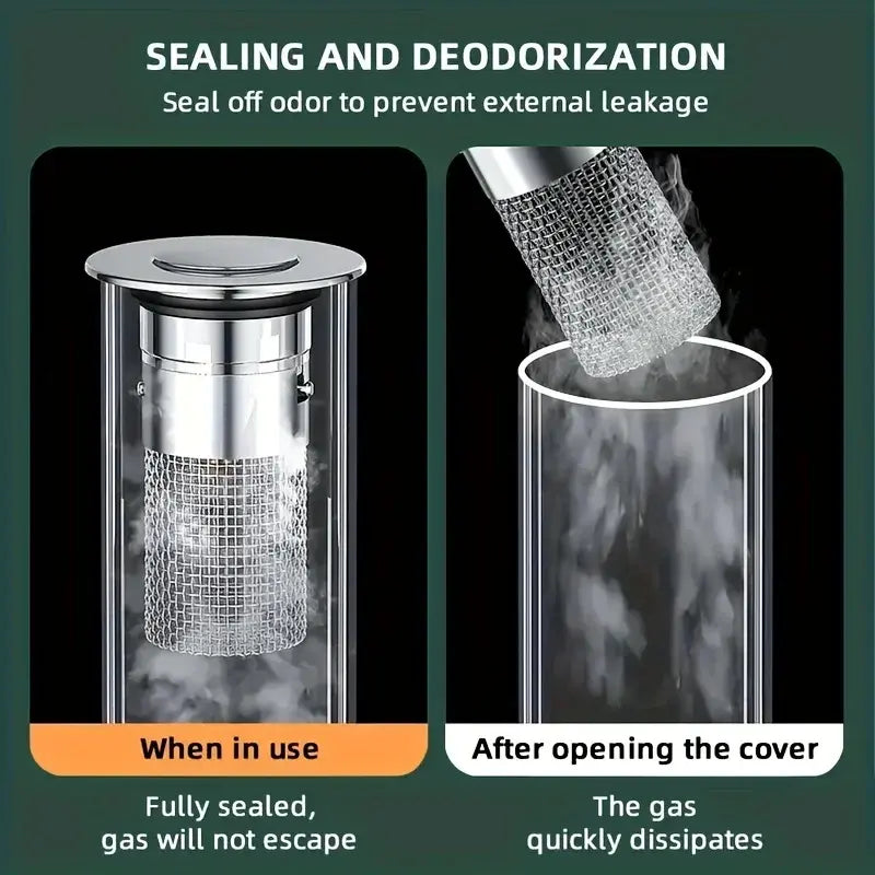 Avtoit | Stainless Steel Pop-Up Drain Strainer for Effortless Clog Prevention