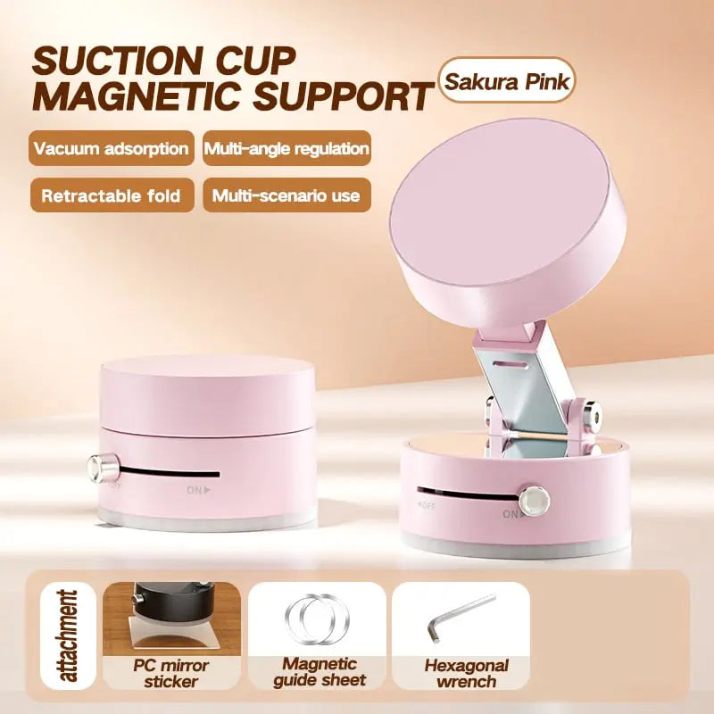 Avtoit | Foldable Magnetic Phone Holder with Strong Vacuum Adhesion