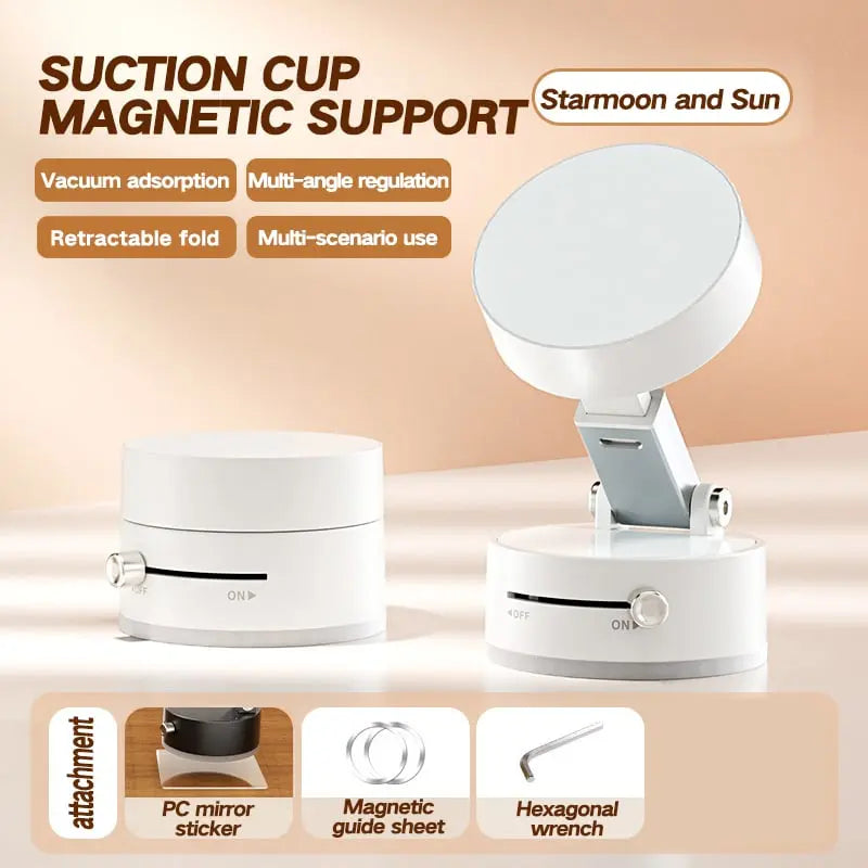 Avtoit | Foldable Magnetic Phone Holder with Strong Vacuum Adhesion