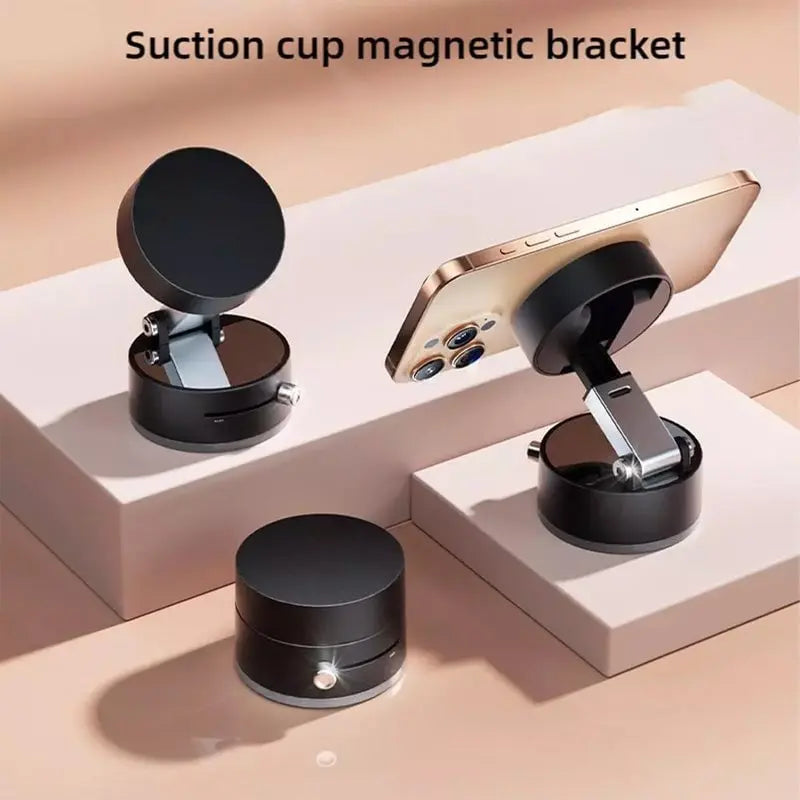 Avtoit | Foldable Magnetic Phone Holder with Strong Vacuum Adhesion