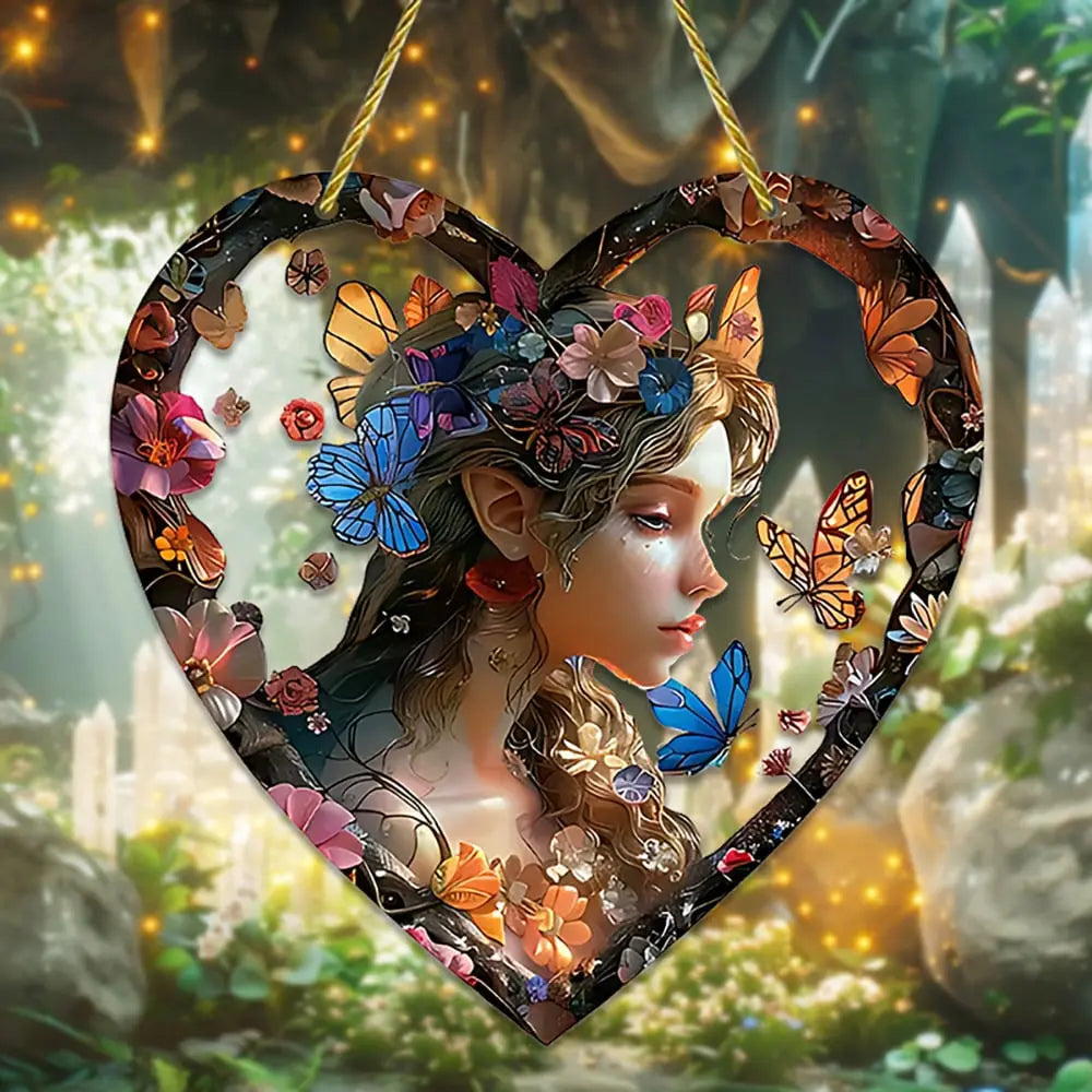 Avtoit | Heart-shaped Elf Light Catcher – Enchanting Home Decoration