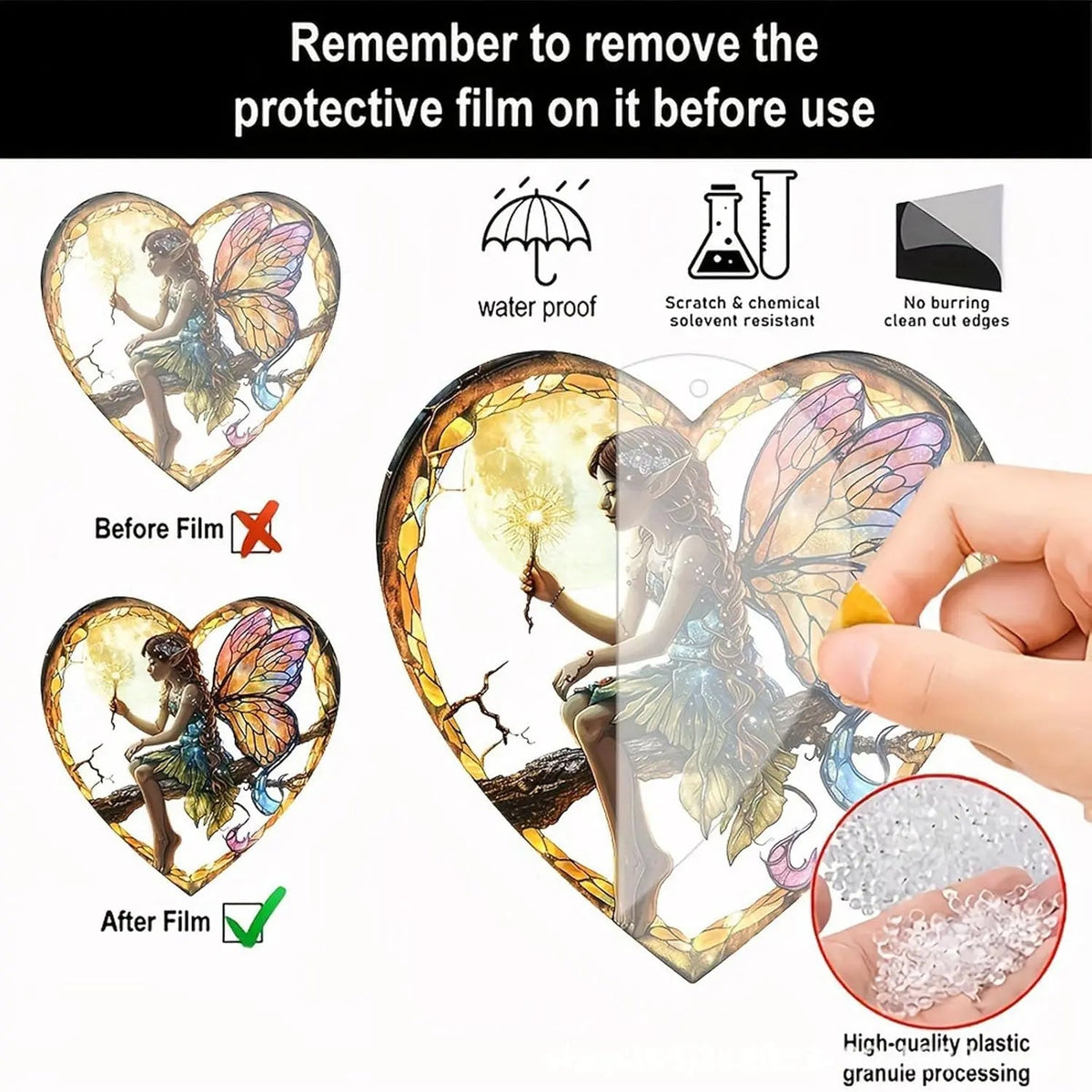 Avtoit | Heart-shaped Elf Light Catcher – Enchanting Home Decoration