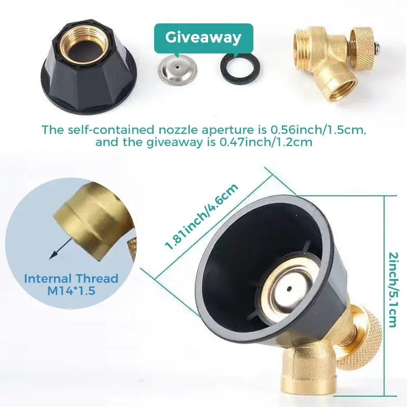 Avtoit | High-pressure garden hose nozzle – Effective dirt removal!