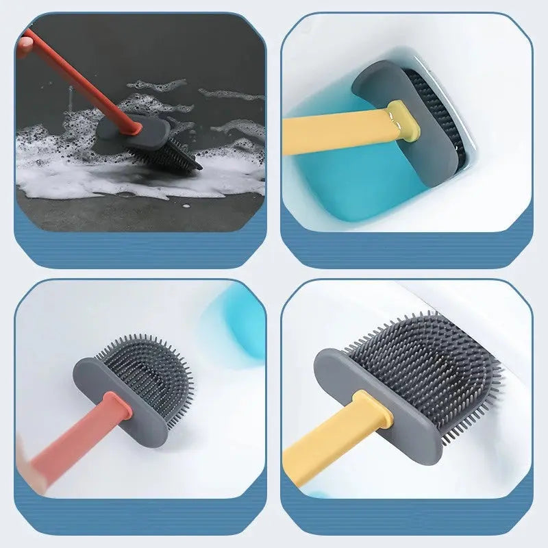 Avtoit | Hygienic Silicone Toilet Brush – Deep Cleaning without Scratches