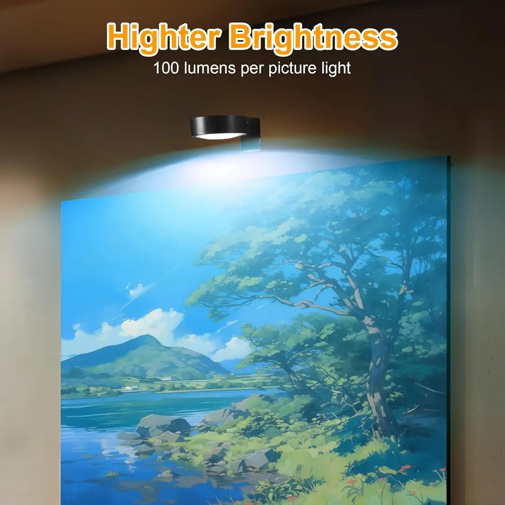 Avtoit | Magnetic LED Picture Light – Cordless, Dimmable & Rechargeable