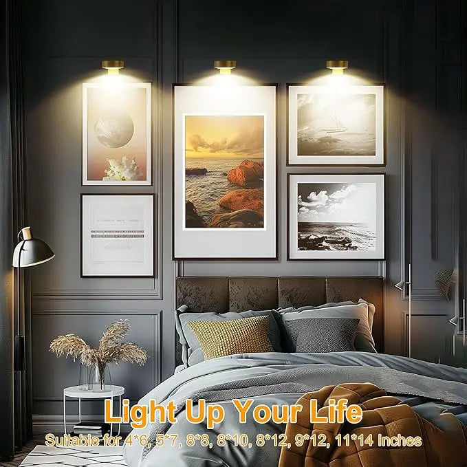 Avtoit | Magnetic LED Picture Light – Cordless, Dimmable & Rechargeable