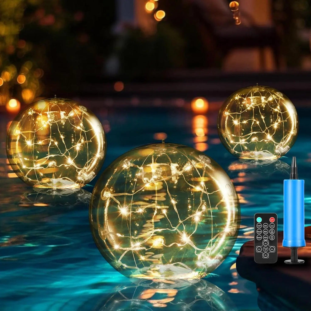 Avtoit | Solar Floating Pool Lights – Waterproof & Color Changing