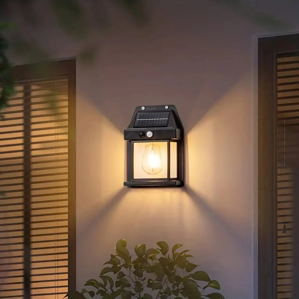 Avtoit | Solar wall light for outdoor use – With motion sensor & twilight automation