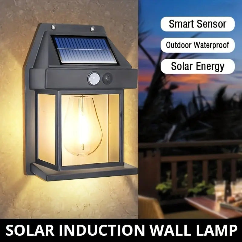 Avtoit | Solar-powered LED outdoor wall light – Perfect for gardens, patios, garages, and entrances