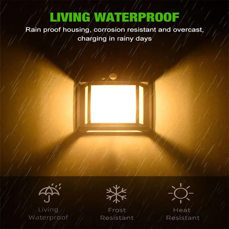 Avtoit | Solar-powered LED outdoor wall light – Perfect for gardens, patios, garages, and entrances