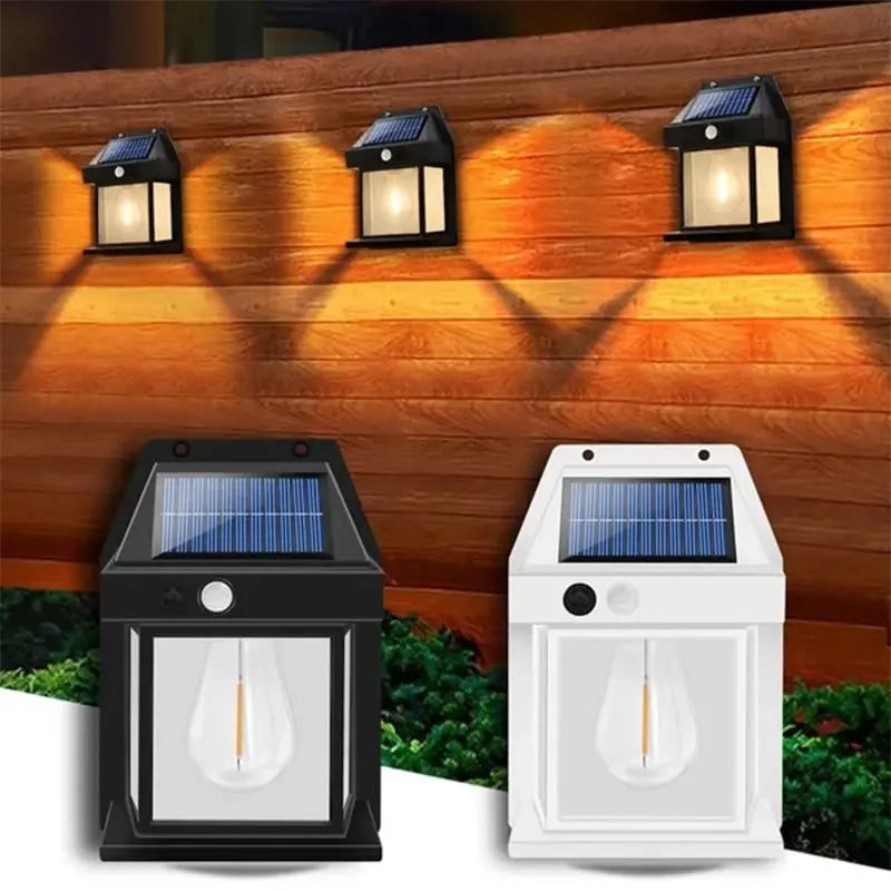 Avtoit | Solar-powered LED outdoor wall light – Perfect for gardens, patios, garages, and entrances